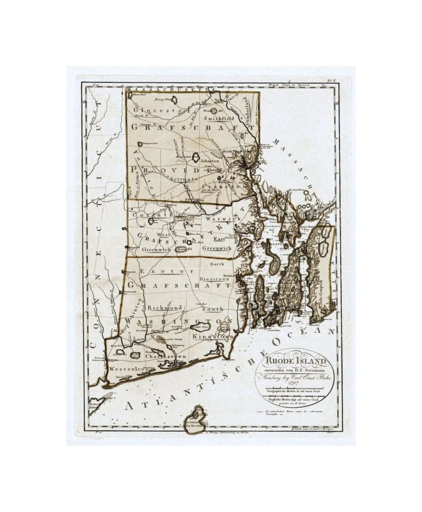 Rhode Island Atlas, c1797