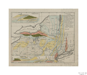 1830 map of Troy, N.Y. This colour'd map exhibits a general view of the economical geology of New York and part of the adjoining states Eaton, Amos, 1776-1842 (Creator) Publisher/ Rensselaer School