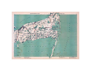 Atlas of Massachusetts, Brewster and Cape Cod and Chatham and Dennis and Harwich and Orleans and Yarmouth 1891 Plate 009