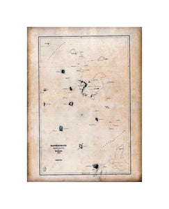 Eastern Group, Sheet 2, Feejee (Fiji) Islands, by the U.S.Ex.Ex. 1840., (Hydrography Chart from the The United States Exploring Expedition, 1838-1842).,