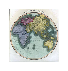 Eastern Hemisphere. Drawn and engraved for Thomson's New general atlas, 1815., A new general atlas, consisting of a series of geographical designs, on various projections, exhibiting the form and component parts of the globe; and a collection of maps and