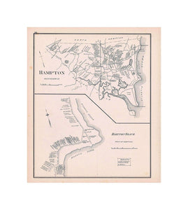 Town and City Atlas of the State of New Hampshire, Hampton 1892