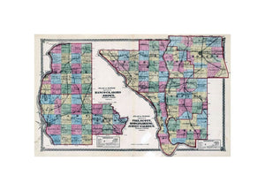Atlas of Illinois, Counties of Haycock, Adams, and Brown. Warner and Beers, Publishers. Atlas of Illinois, Counties of Pike, Scott, Morgan, Greene, Jersey, and Calhoun, Warner and Beers, Publishers., Atlas of Whiteside Co. and the State of Illinois To Wh