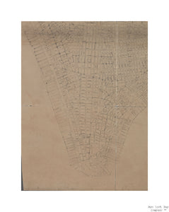 map of Data for population from census of 1910, Borough of Manhattan Publisher/Notes: