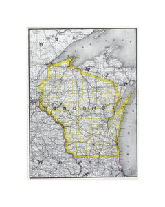 Rand, McNally and Co.'s Wisconsin., Rand McNally and Co.'s Enlarged Business Atlas And Shippers' Guide... Together With A Complete Reference Map Of The World... Accompanied By A New and Original Compilation and Ready Reference Index, Showing in, Detail T