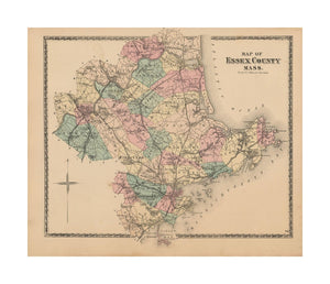 Atlas of Essex County Massachusetts, Essex 1872