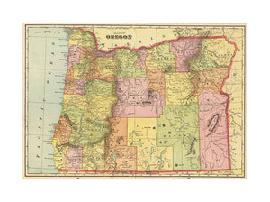 Map of Oregon. (Published by George F. Cram, Chicago, Ill. 1909), Davis' new commercial encyclopedia, the Pacific Northwest: Washington, Oregon and Idaho. Published by Ellis A. Davis. Berkeley, Cal. Seattle. 1909