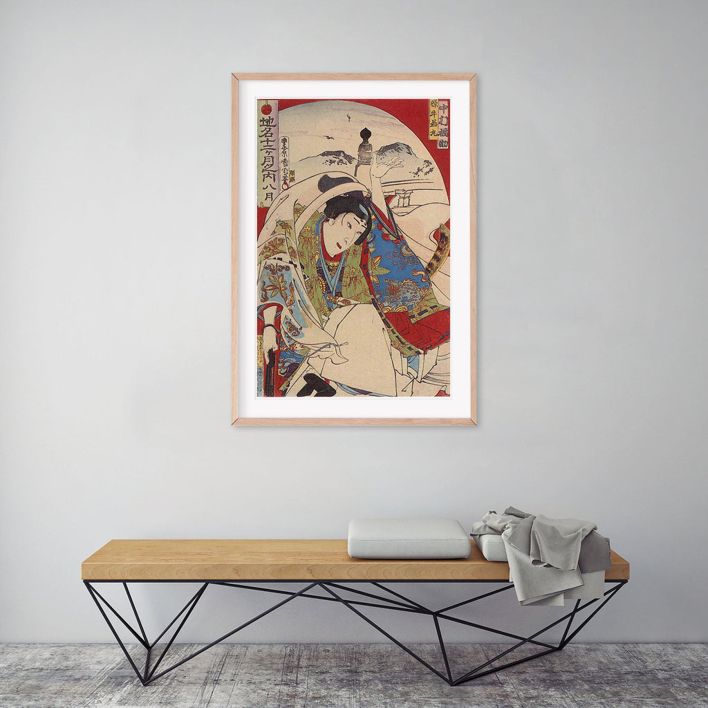 Japanese photo: Ushiwaka met Benkei Japanese Art - New York Map Company