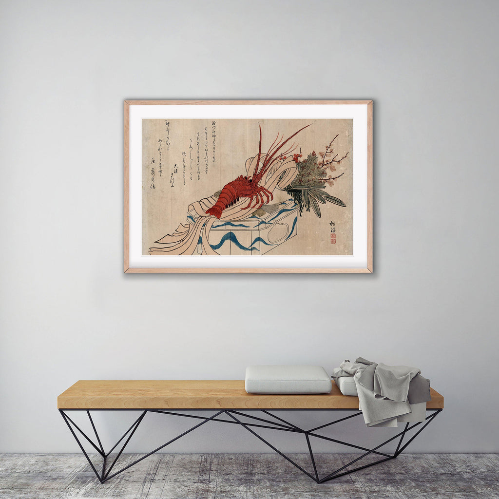 Japanese photo: 1750s. Gianto Lobster. - New York Map Company