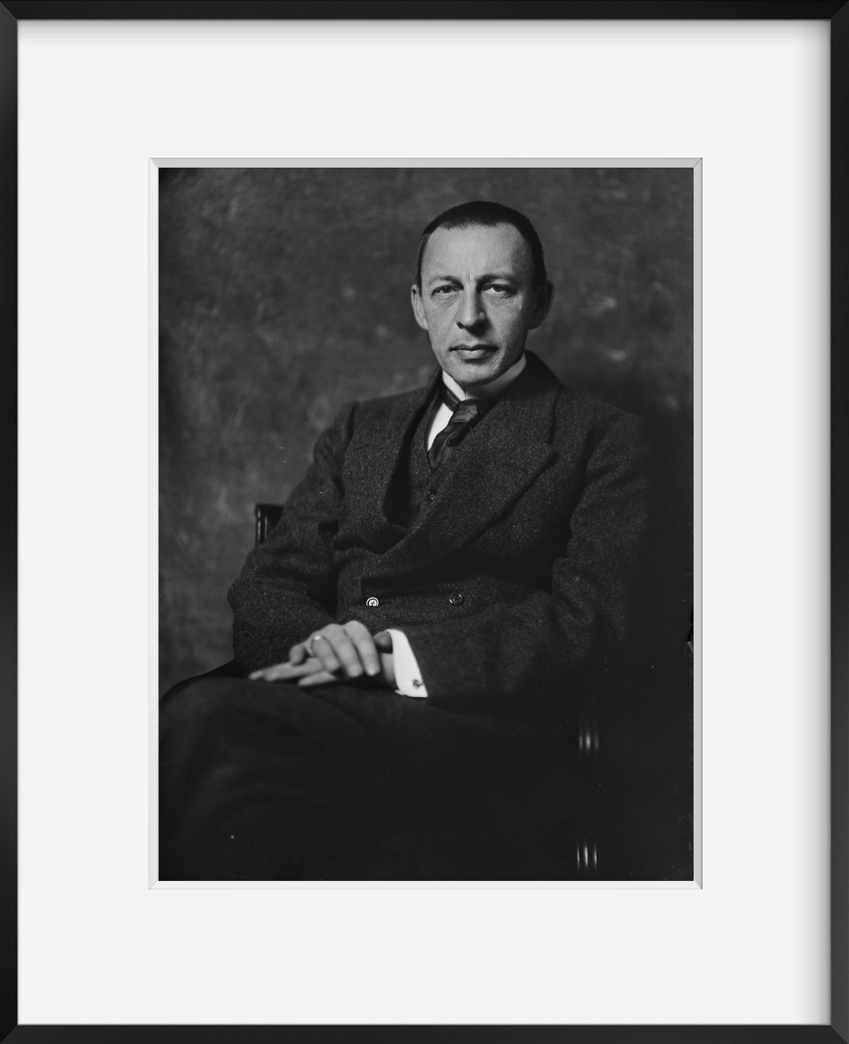 Photo: Rachmaninoff, Serge, Portrait Photographs, Men, Arnold Genthe, 1918