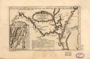 1764 map Suite du cours du fleuve St. Louis depuis la rivière d'Iberville jusq'à celle des Yasous, et les parties connues de la Rivière Rouge et la Rivière Noire. Map Subjects: Louisiana | Mississippi River | Red River | Red River Tex-La | Texas | - New York Map Company