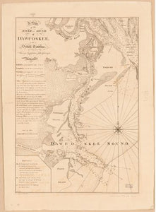 1773 Map A plan of the river and sound of D'Awfoskee in South Carolina. - 18x24 - New York Map Company