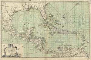 1774 map To His Royal Highness. George Augustus Frederick. Prince of Wales andc. andc. andc. This chart of the West Indies,. Map Subjects: Caribbean Area | West Indies - New York Map Company