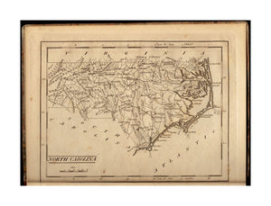 1806 Map North Carolina North Carolina Relief shown pictorially. Prime meridians: London and Philadelphia. In his Carey's American minor atlas. Philadelphia: Mathew Carey, 1806.