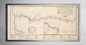 1759 Map Guyana|Demerara River|Caerte van de Rivier Demerary van ouds Immenary, - New York Map Company