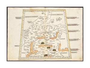 1482 Map Germany | Poland | Czech Republic Quarta Europe tabula continet Germaniam Title from verso. Map | of ancient Germania, east of the Rhine, and west of the Vistula River, encompassing present day Germany, Poland, and the Czech Republic. Engraved o - New York Map Company