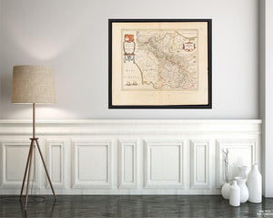 1640 Map Italy|Abruzzi|Contado di Molise et principato vltra Contado di Molise e - New York Map Company