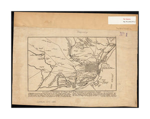 1777 Map Pennsylvania | Philadelphia | Philadelphia Grundriss von Philadelphia der hauptstadt in Pensylvanien und umliegenden Gegend Includes index. "2" in upper right corner. Map | of Phialdelphia, the capital of Pennsylvania, and vicinity.