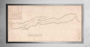 1756 Map New York | George, Lake | A Draught of Lake George with all the Islands and Soundings Previous British Library cataloguing has attributed a date of about 1760 to this map, but Fort William Henry is depicted and named - the fort's construction wa - New York Map Company