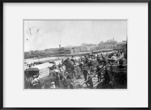 1898 photograph of Wharf at Charleston, S.C.