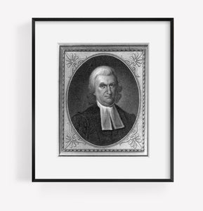 Photo: John Witherspoon, 1723-1794, signatory of the US Declaration of Independenc