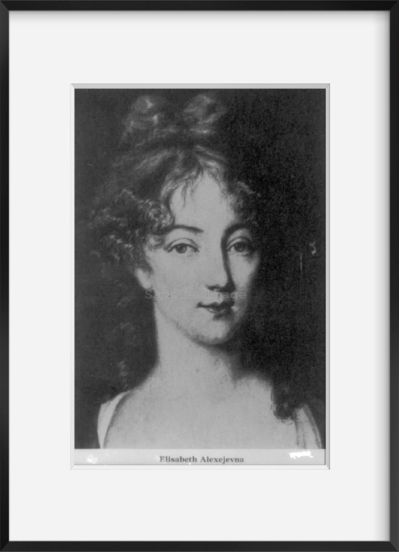 Photo: Elisabeth Alexeievna, 1779-1826, wife of the Emperor Alexander I of Russia,