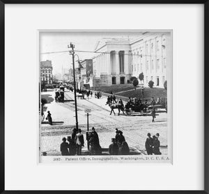 Photo: Patent office, Inauguration, Washington, D.C., 1889, Benjamin Harrison