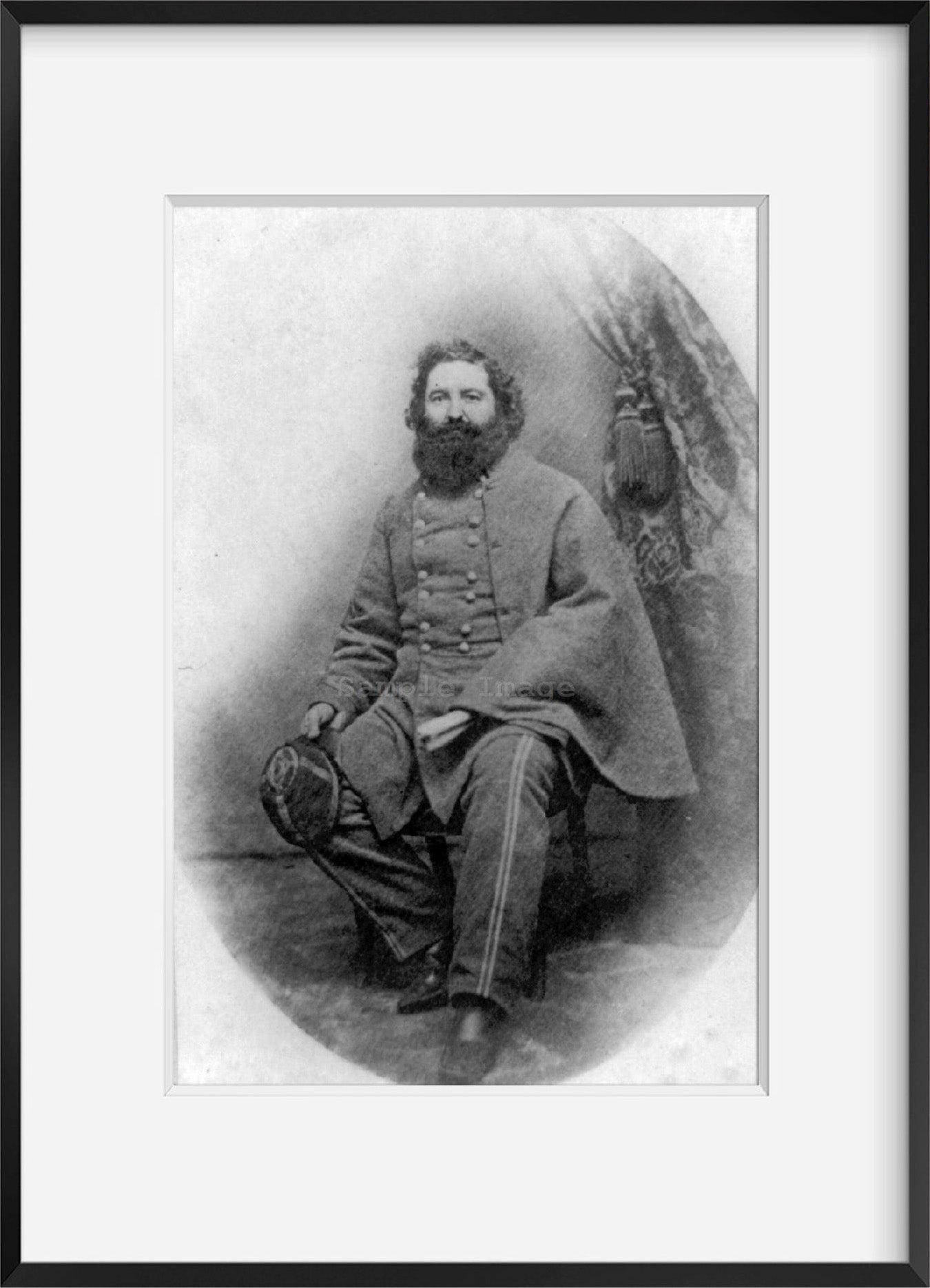 Photo: Major General Lafayette McLaws, 1821-1897, US Army Officer, Confederate Gene