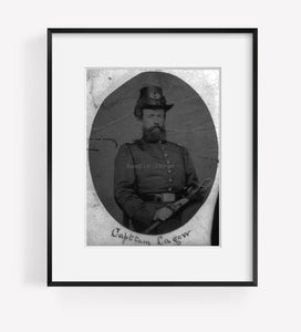 Photo: Captain Clark B. Lagow, October 1861, American Civil War