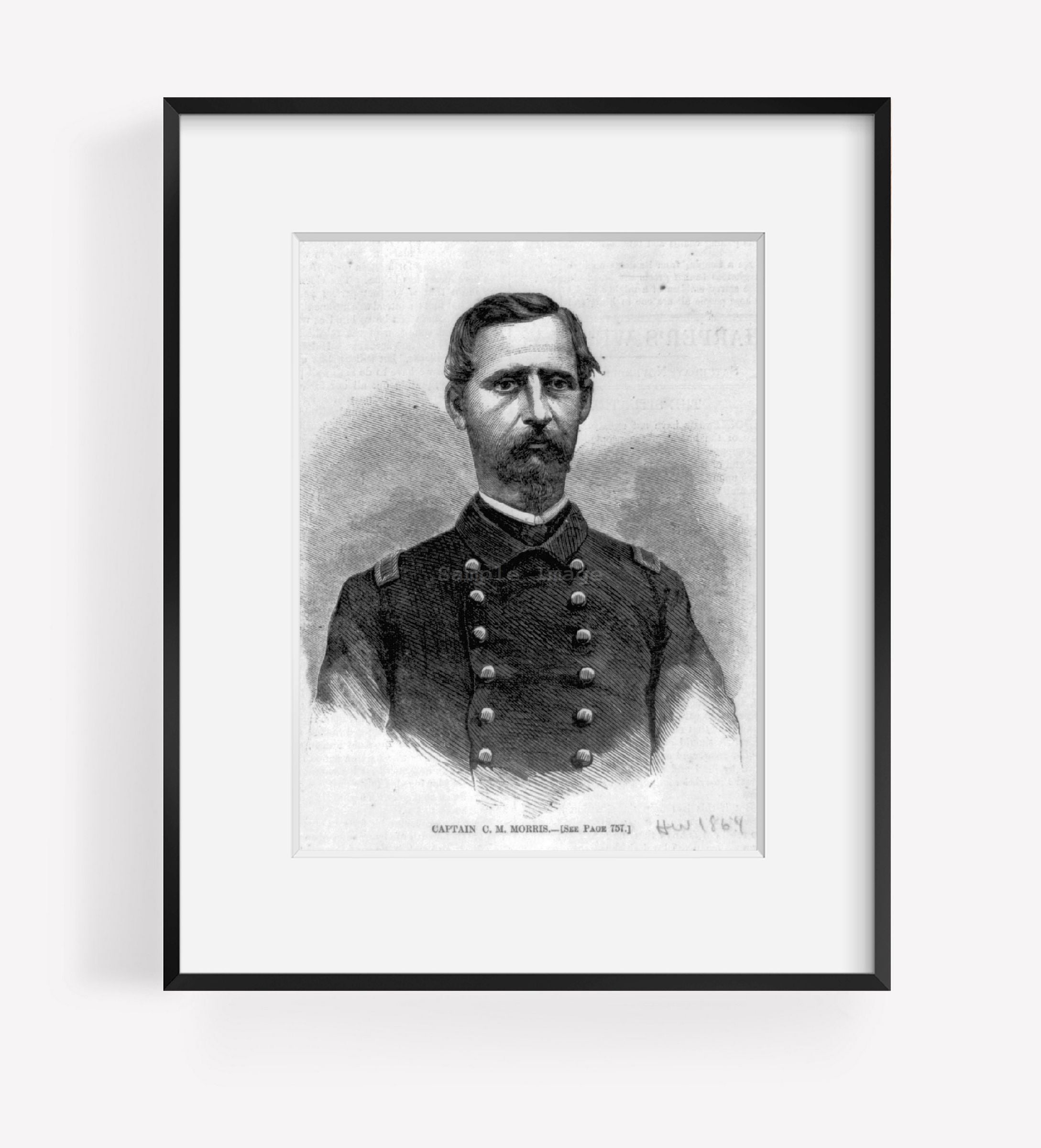 1864 Photo Captain C.M. Morris