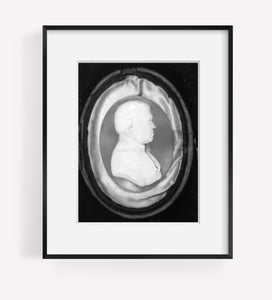 Vintage ca. 1848 photograph: Zachary Taylor Summary: Profile, bust.