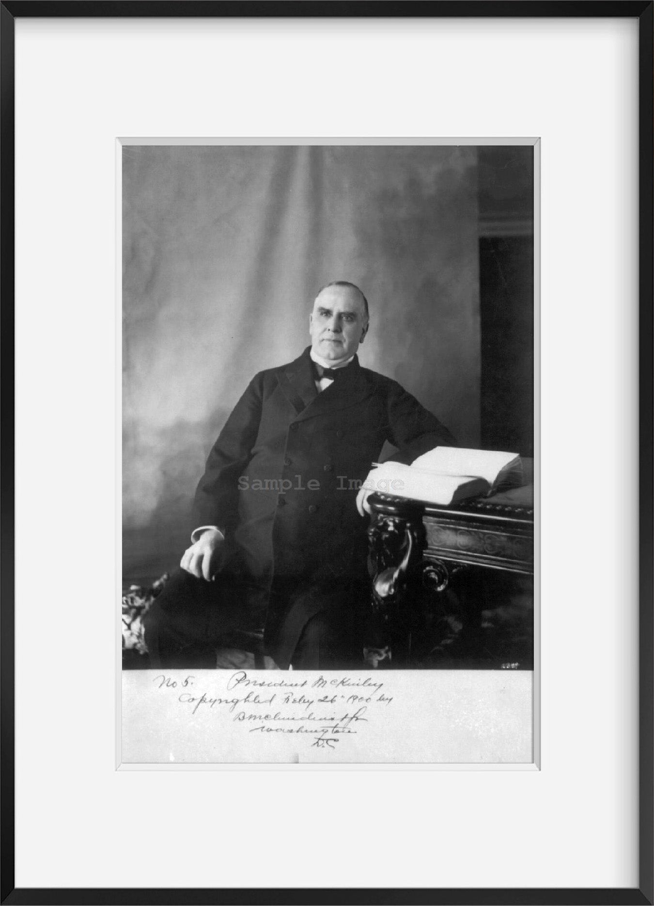 1900 photograph of Wm. McKinley