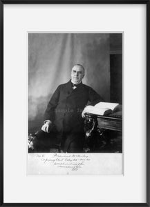 1900 photograph of Wm. McKinley