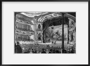 Photo: Interior view of Niblo's Garden, New York, NY, 1855, Theater on Broadway, Prin