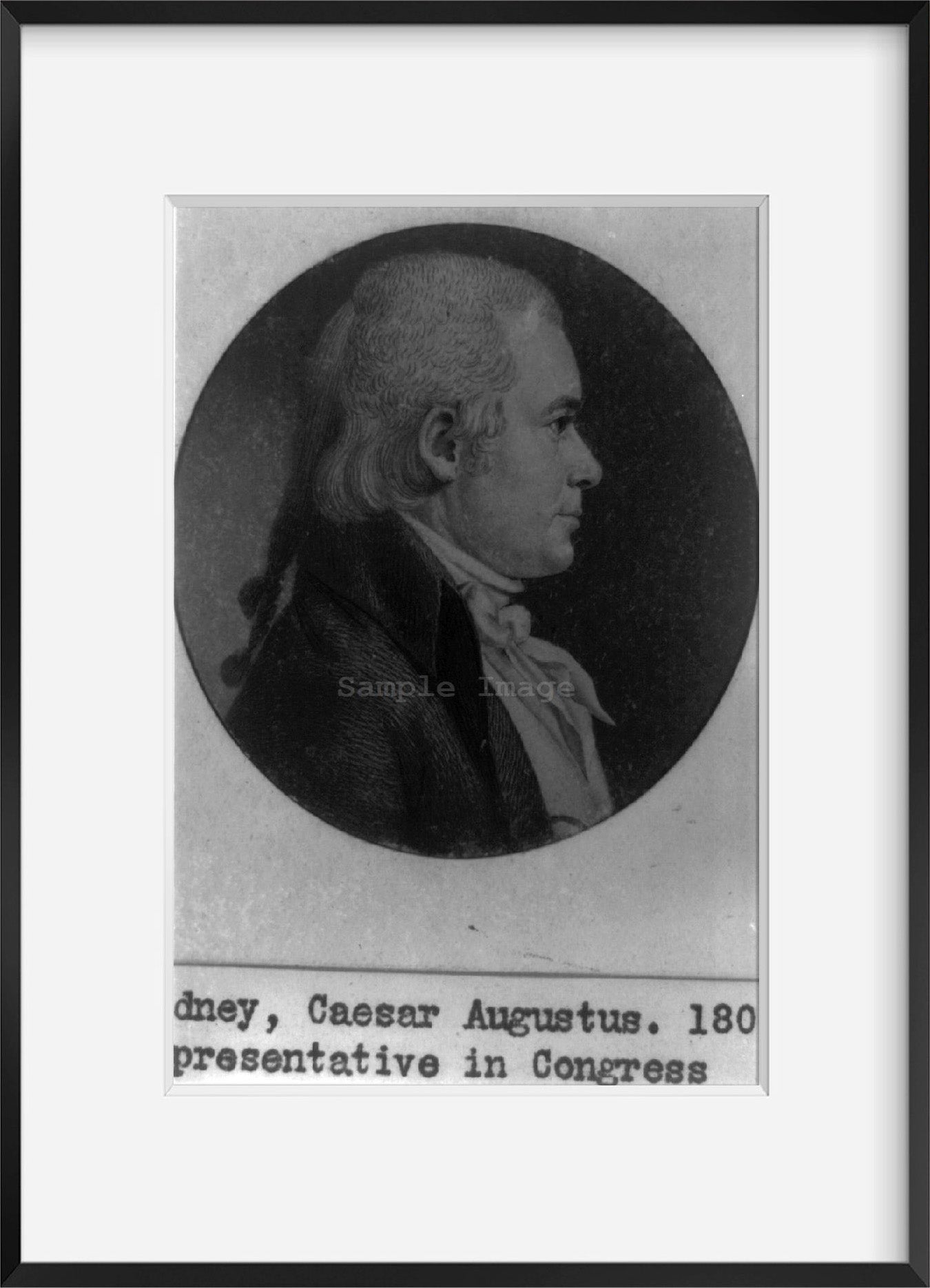 Vintage photograph: Caesar Rodney Summary: Not the Signer of the Declaration of