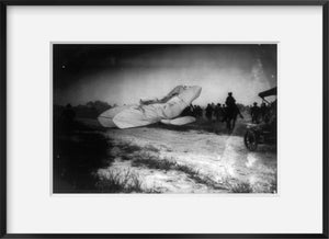1908 Photo The collapsed Wright airplane photographed just after it struck the g