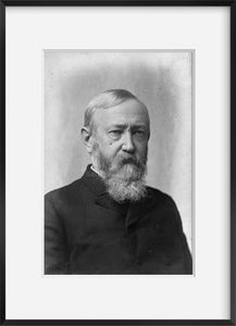 c1888 July 28 photograph of Benjamin Harrison, head-and-shoulders portrait, faci