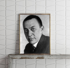 Photograph of Rachmaninoff - Reproduction