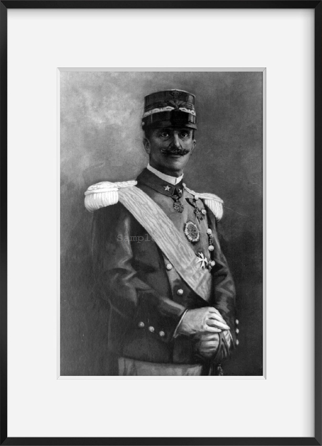 Vintage photograph: Victor Emanuel III, King of Italy