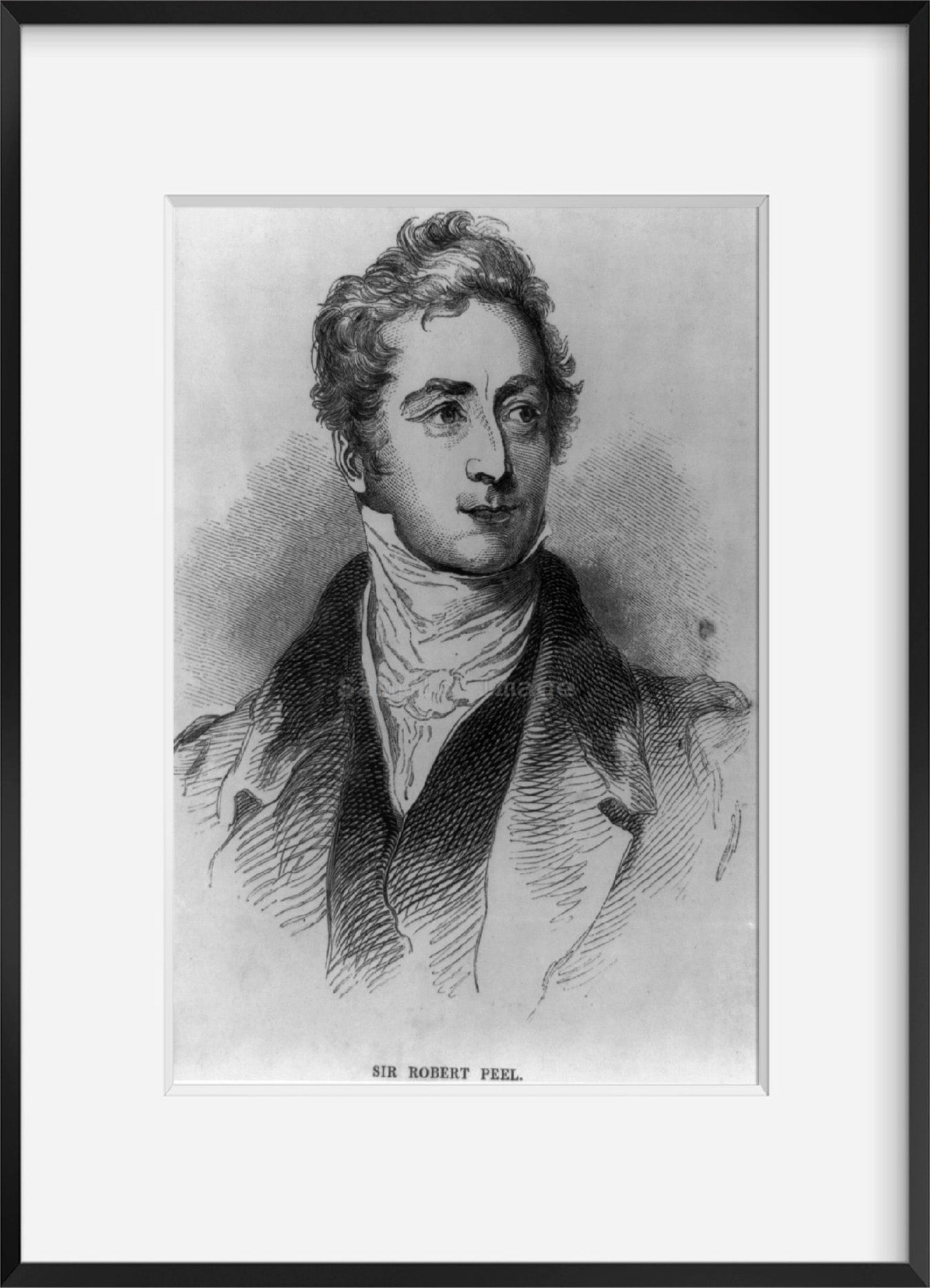 Vintage photograph: Sir Robert Peel (1788-1850) Summary: Son of 1st Baronet.