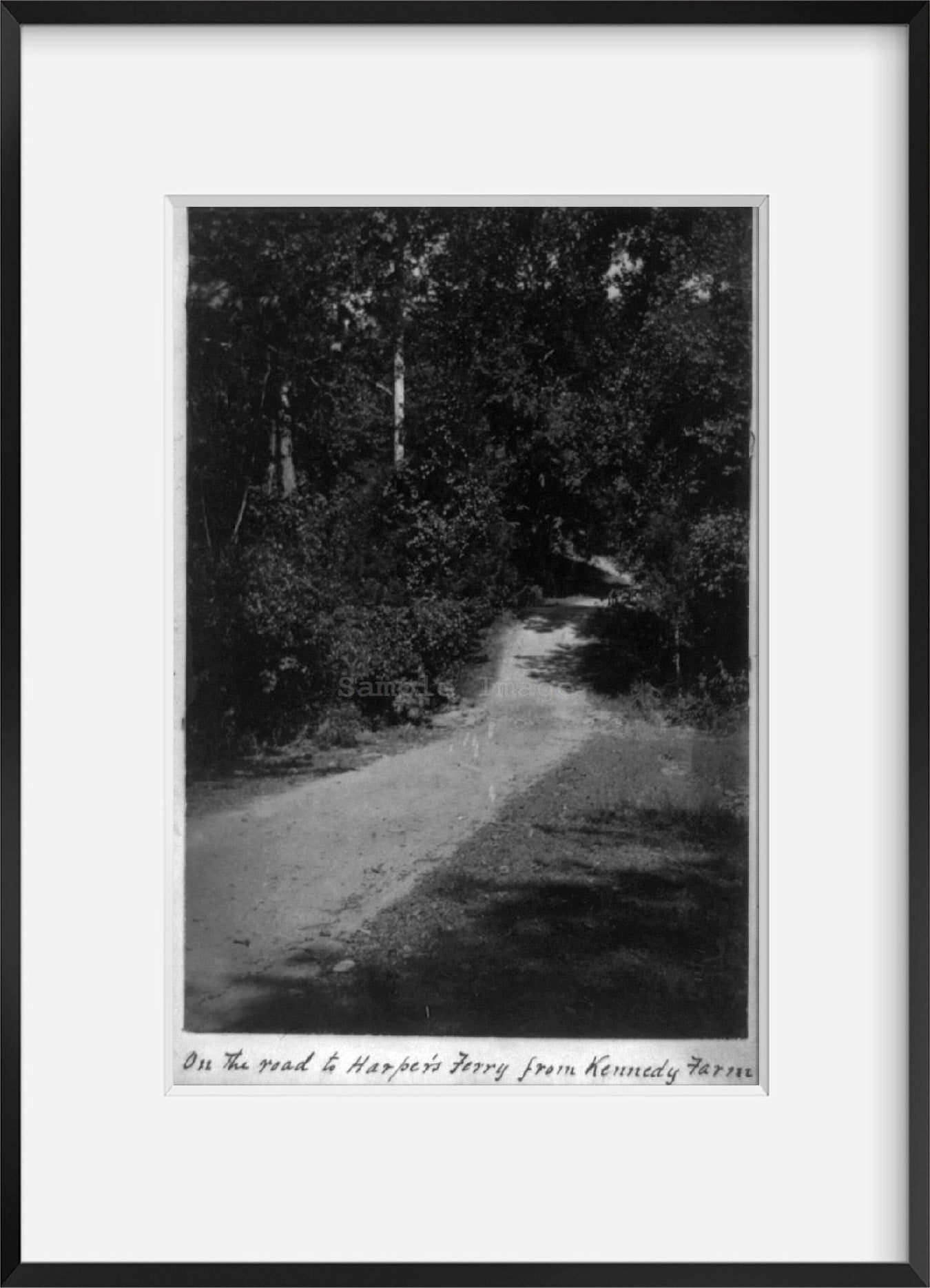 Photograph of On the road to Harper's Ferry from the Kennedy farm