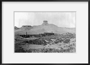 between 1870 and 1878 photograph of Railroad bridge near Citadel Rock / WHJ. S