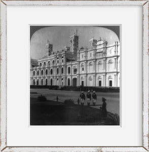Photo: Palace at Gwalior, India, c1903, Madhya Pradesh, epople, exterior view