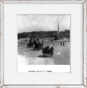 Photo: Place de la Concorde, Paris, France, c1896, wagons, people