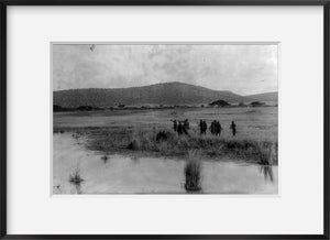 1928 photograph of Afriacan hunters (Masai?)