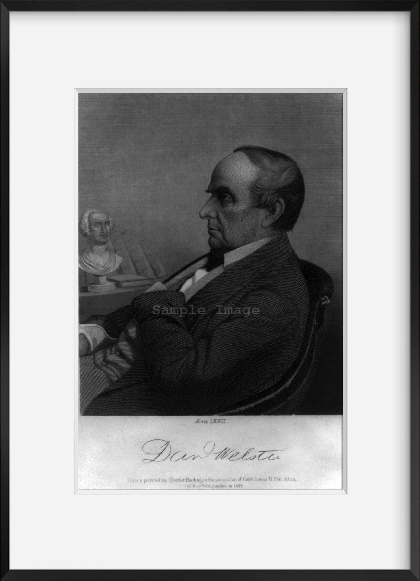 Photo: Daniel Webster, 1782-1852, United States Secretary of State, Senator, Massach