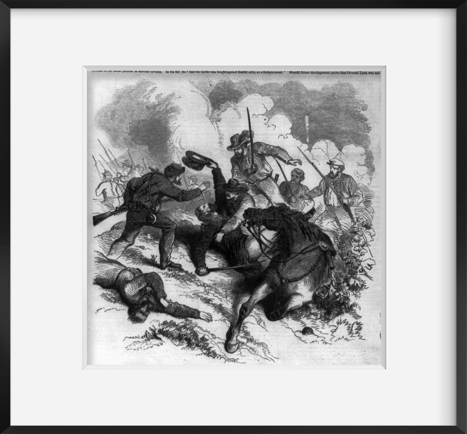 Photo: Battle of Wilson's Creek, near Springfield, Missouri, MO, Greene County, 1861