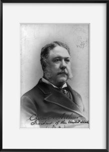 1882 photograph of Chester A. Arthur