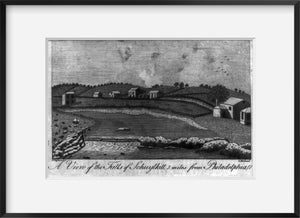 Vintage 1793 print: View of the Falls of Schuylkill, five miles from Philadelphi
