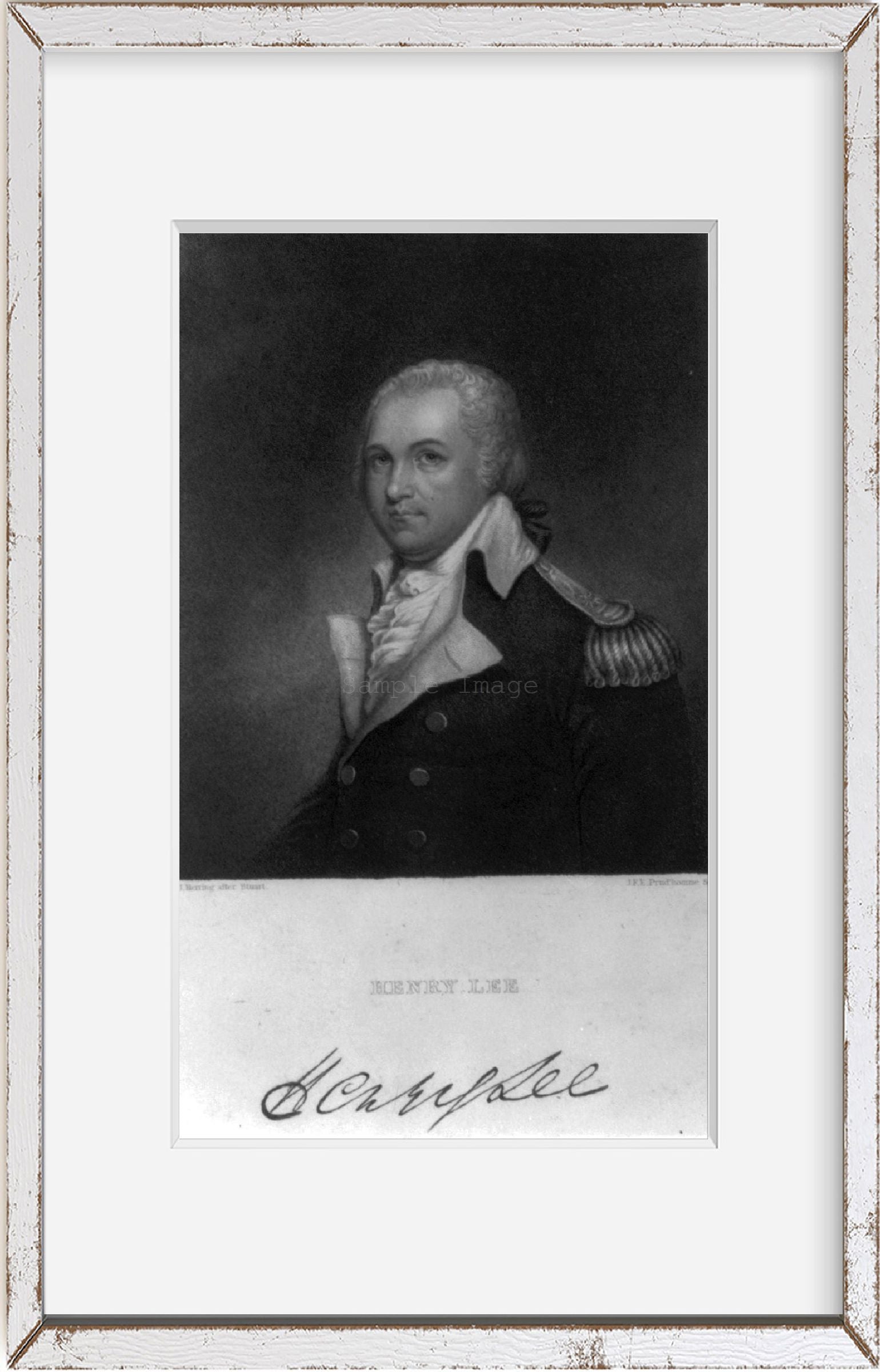 1809 photograph of Henry Lee